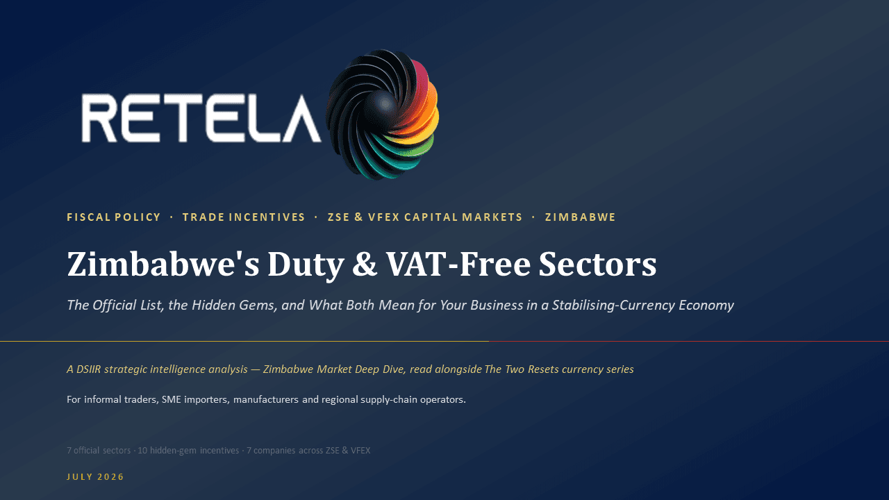 Zimbabwe's Duty & VAT-Free Sectors Report - Image 1